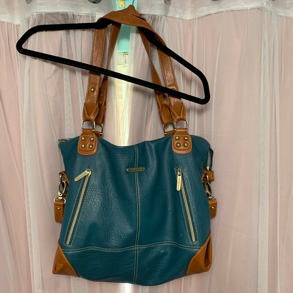 Timi & Leslie vegan leather diaper bag